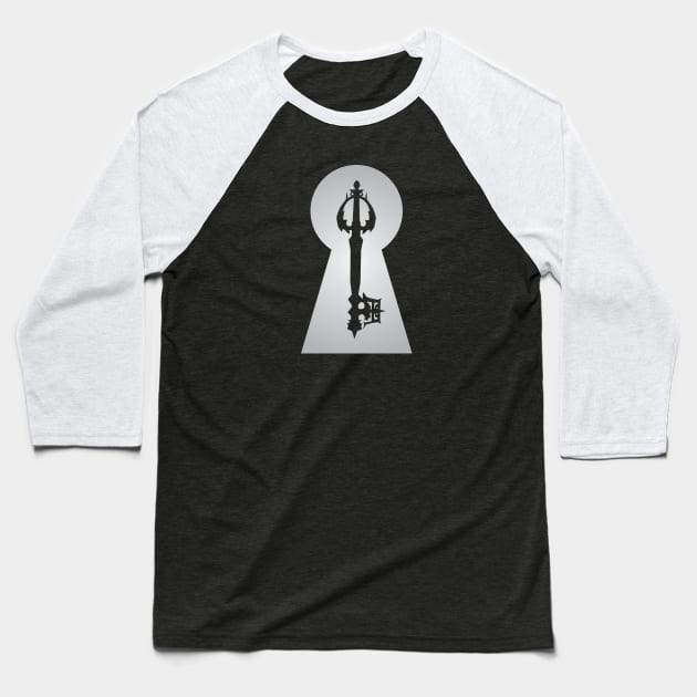 Oblivion Keyblade Hole Baseball T-Shirt by Universe Design